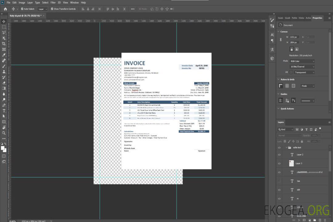 Démarrage gratuit de financement par facture template